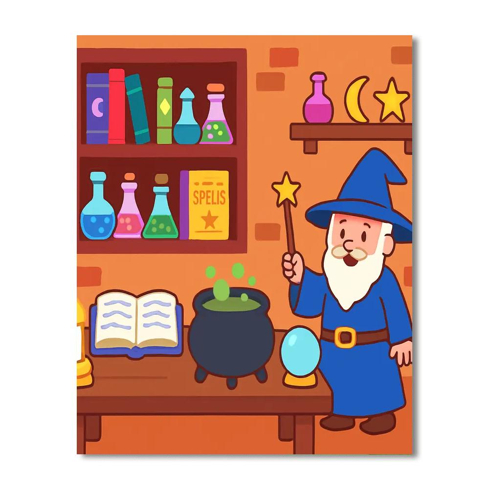 The Wizard's Workshop Paint By Number