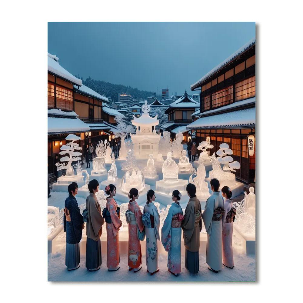 Gion Yuki Matsuri - Japan Paint By Numbers Kits