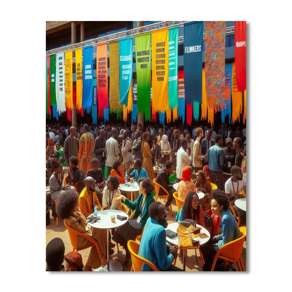 Nairobi Film Festival Painting Number Kit