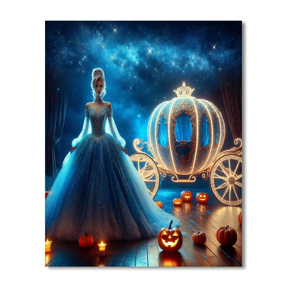 Cinderella's Midnight Dream Paint By Number