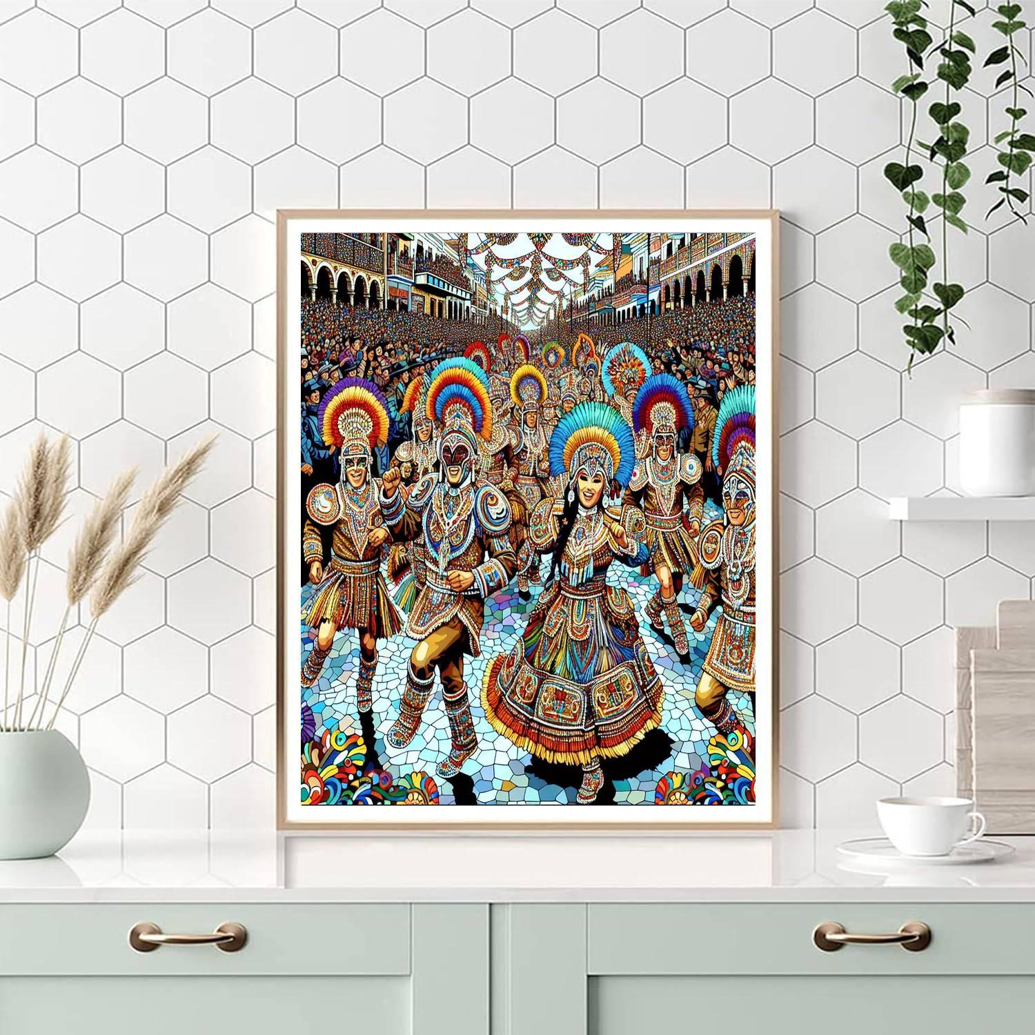 The Carnival Of Oruro - Oruro, Bolivia Paint By Number