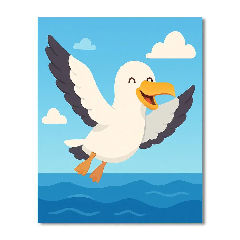 Adventurous Albatross Paint By Numbers Art