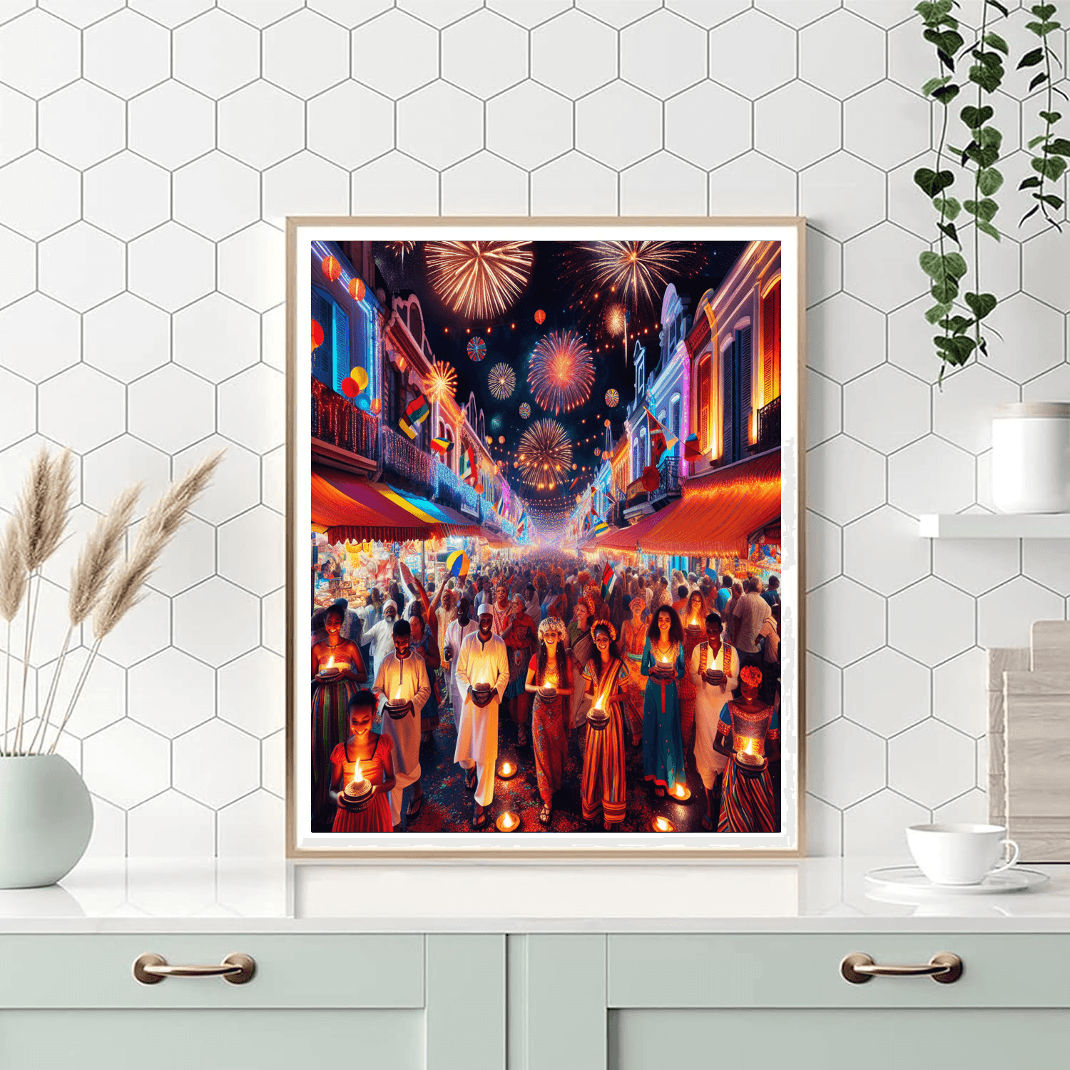 Diwali Carnival - Mauritius Paint By Number