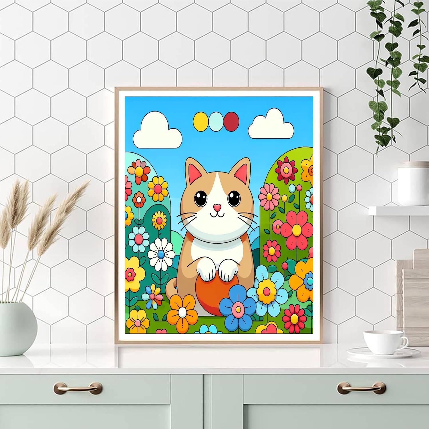 Whimsical Whiskers Paint By Color