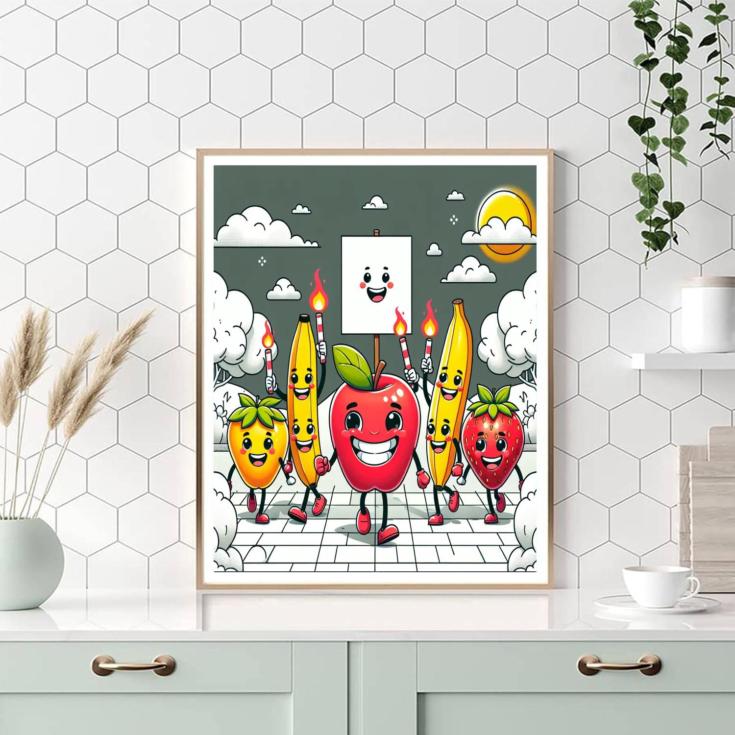 Giant Fruit Parade Paint By Color