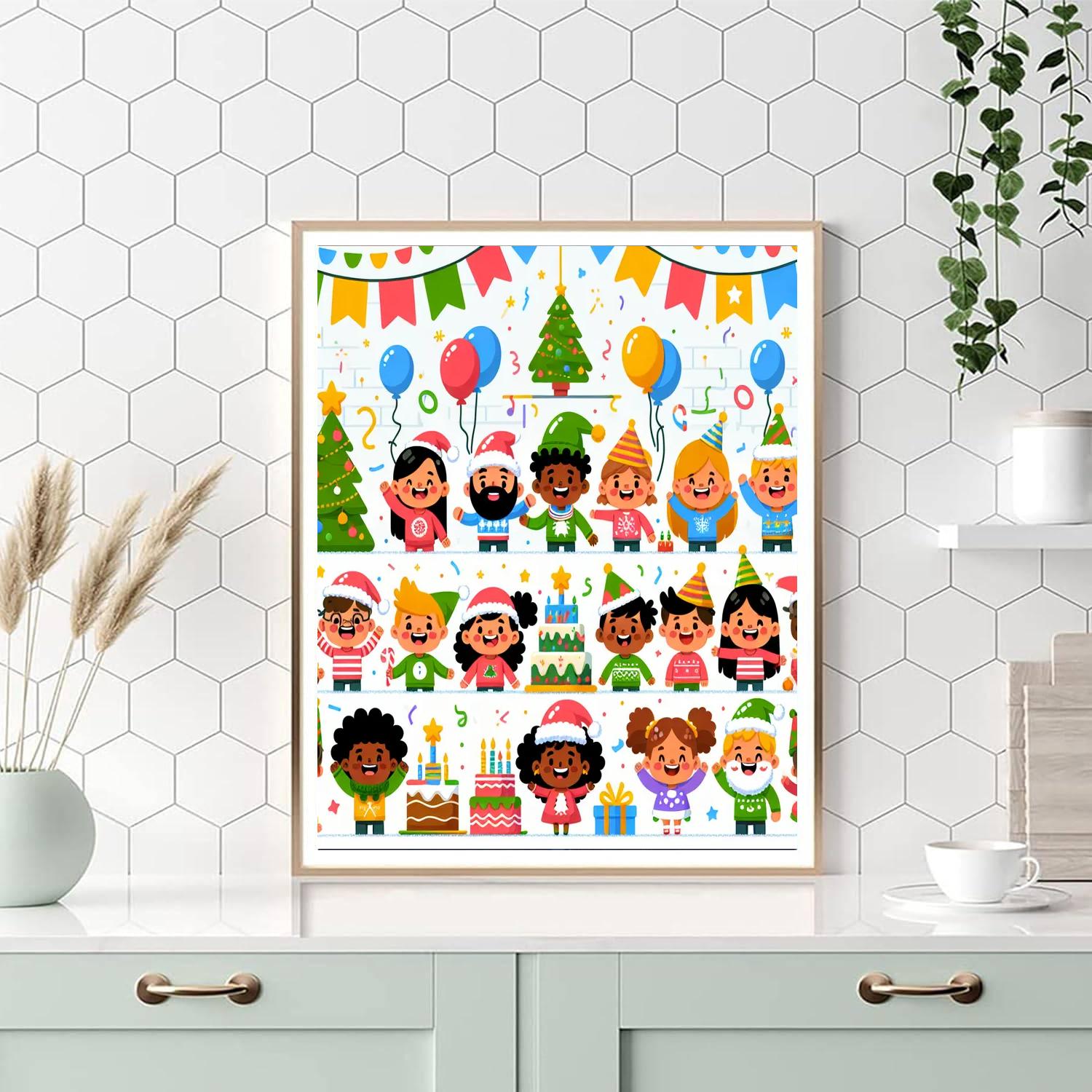 Happy Holiday Fun Number Painting