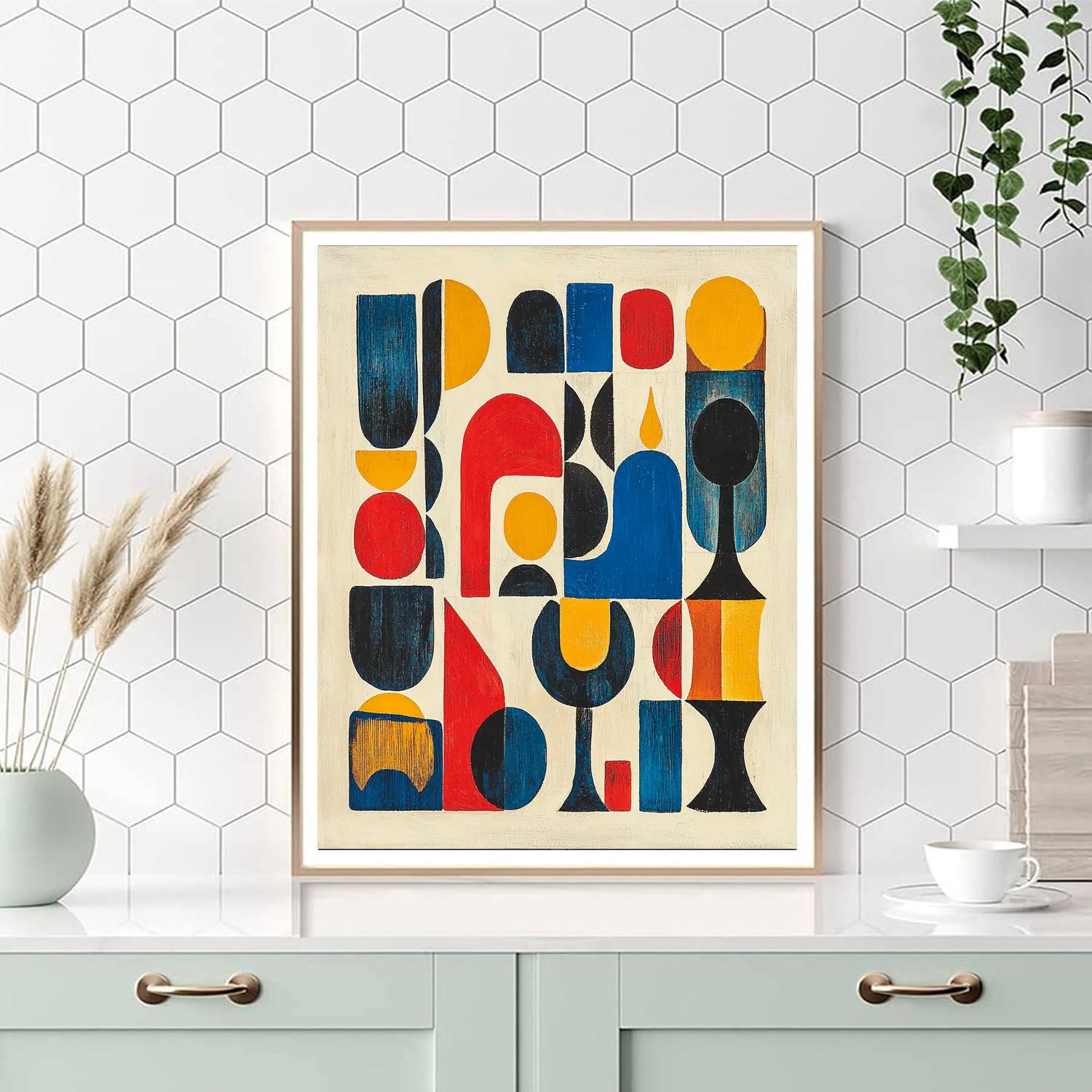 Joan Miró Inspired Playful Abstractions  Painting By Numbers Kit