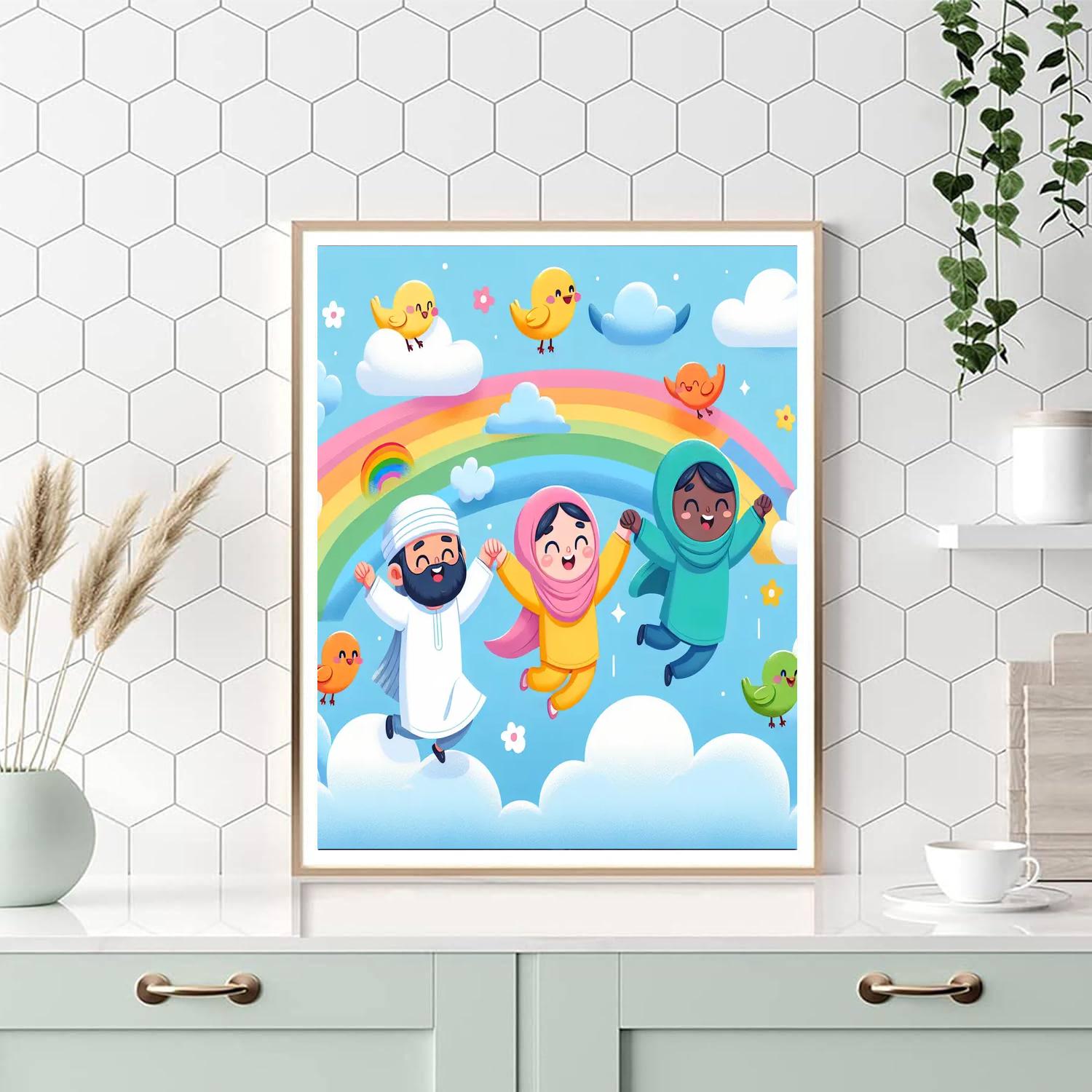 Fantasy Quest In The Clouds DIY Paint By Numbers