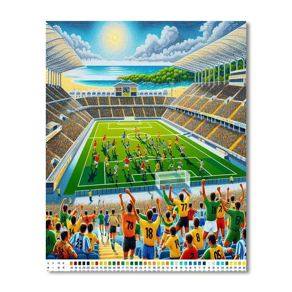 Algarve Cup - Portugal Painting By Numbers Kit