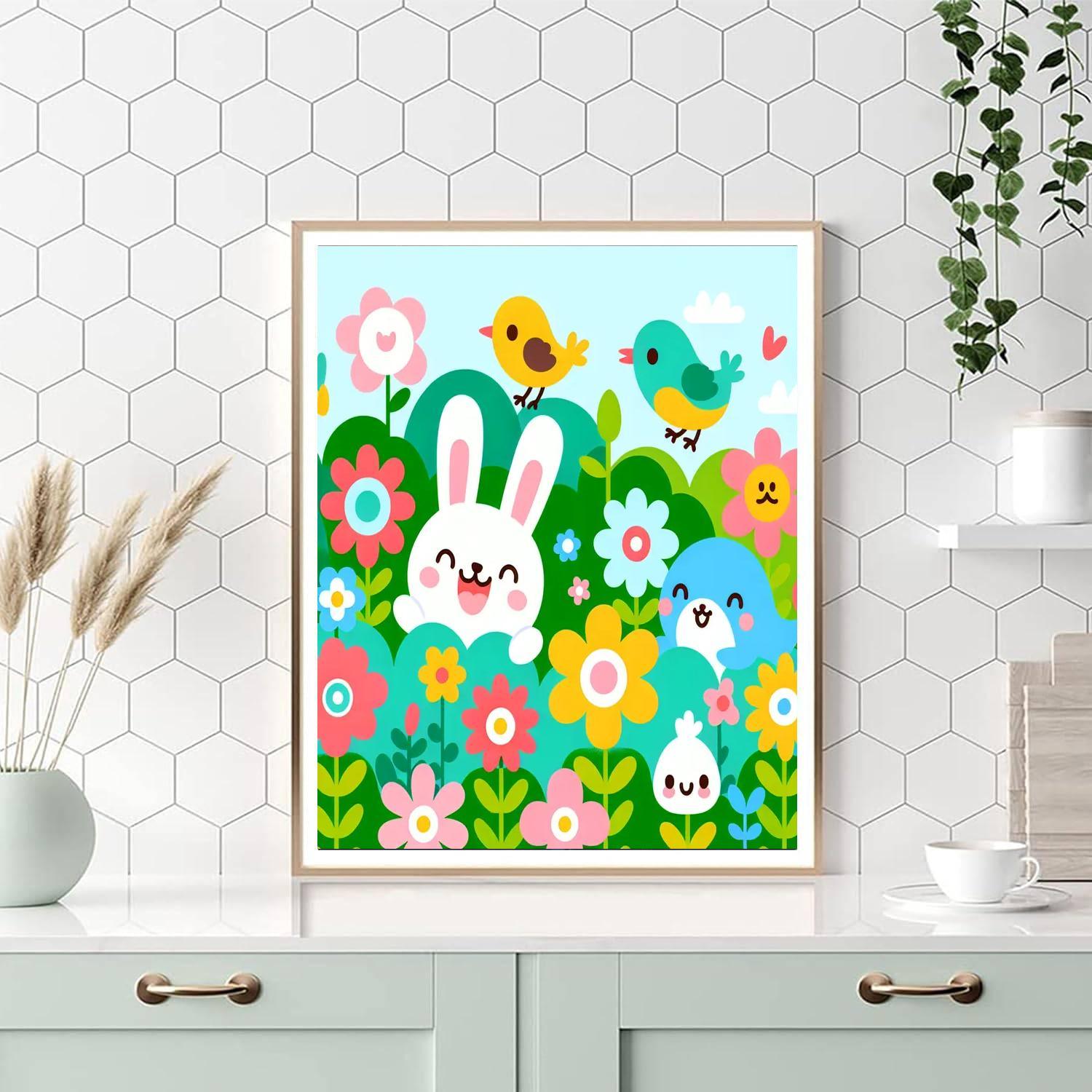 Magic Garden Frolic Numbered Painting Kits