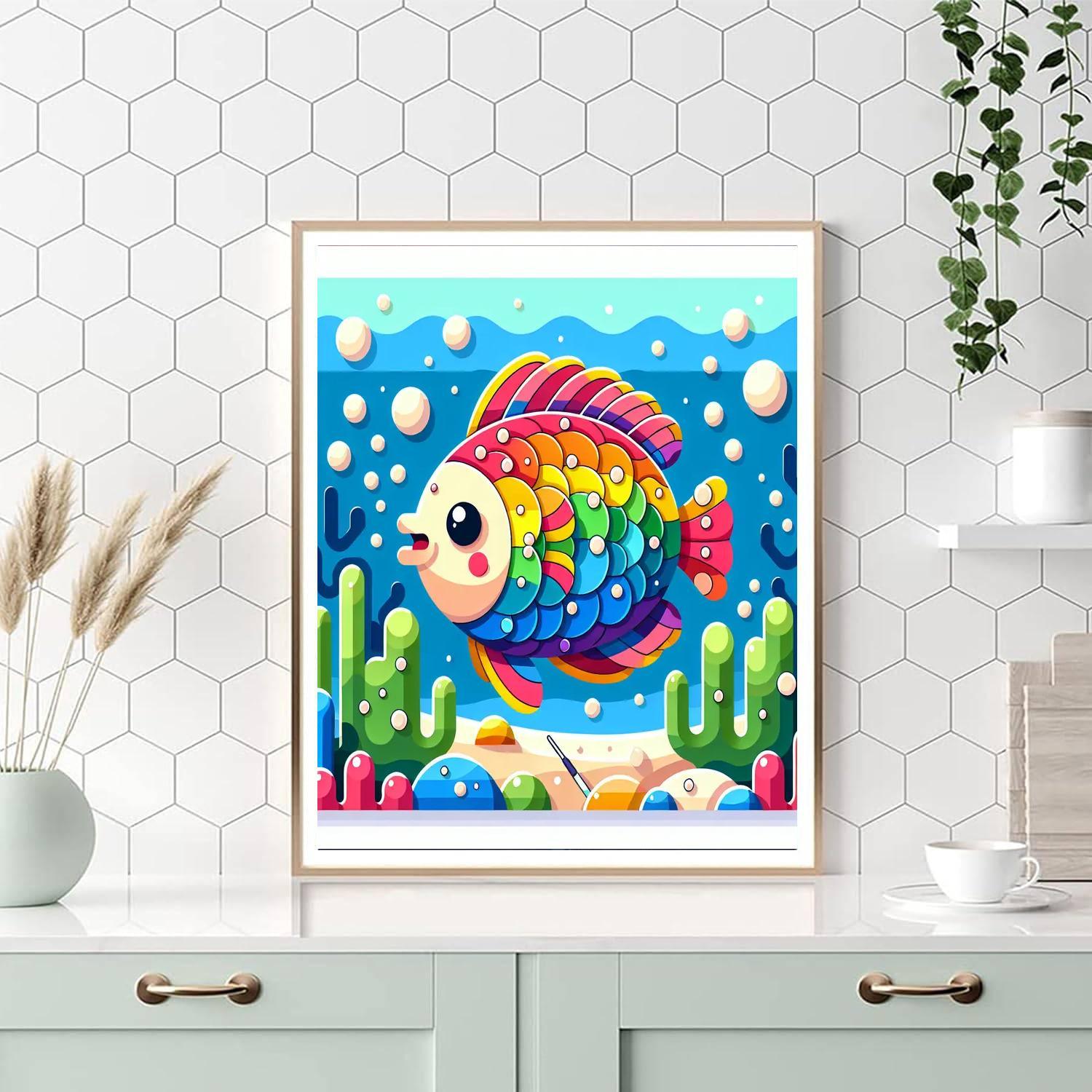 Rainbow Fish Adventure Paint By Numbers Kits