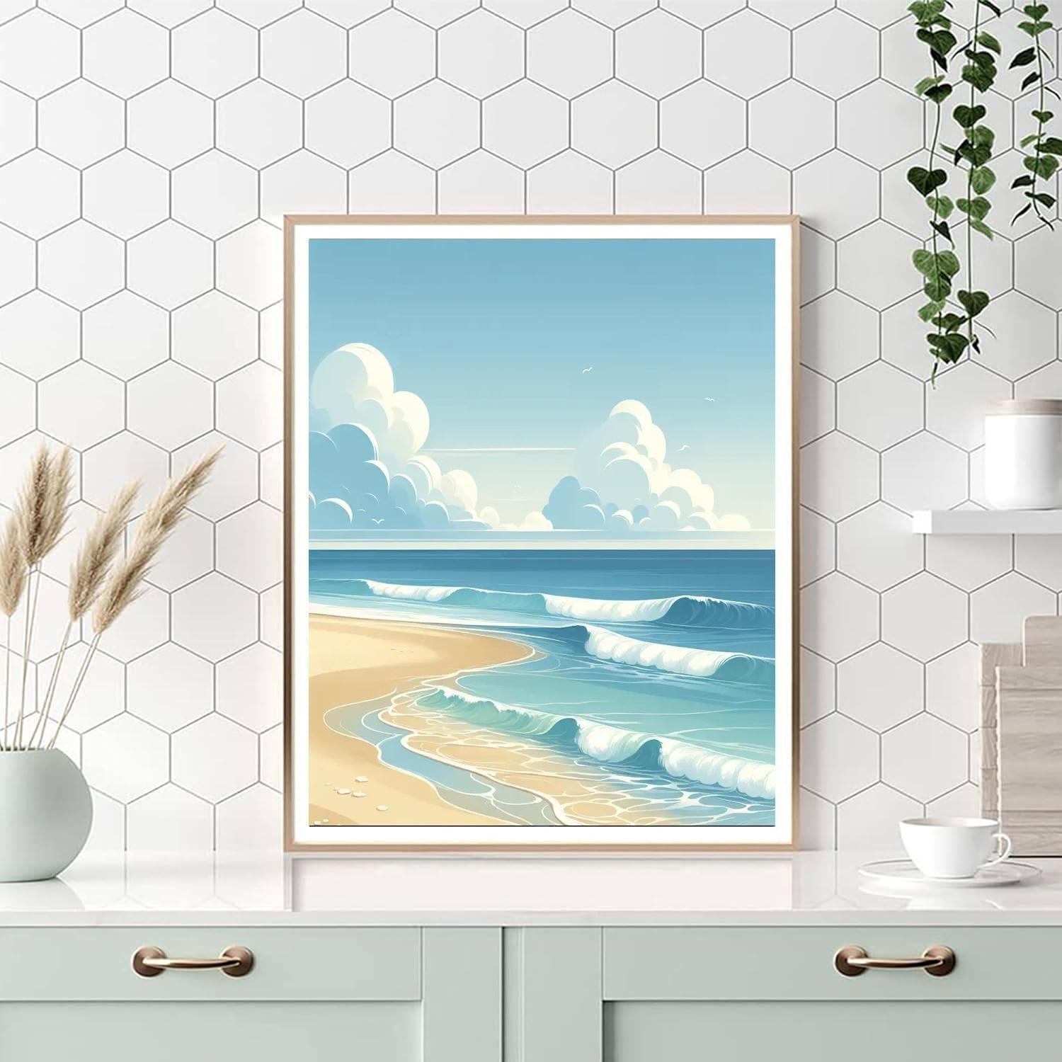 Beachside Harmony Painting Number Kit