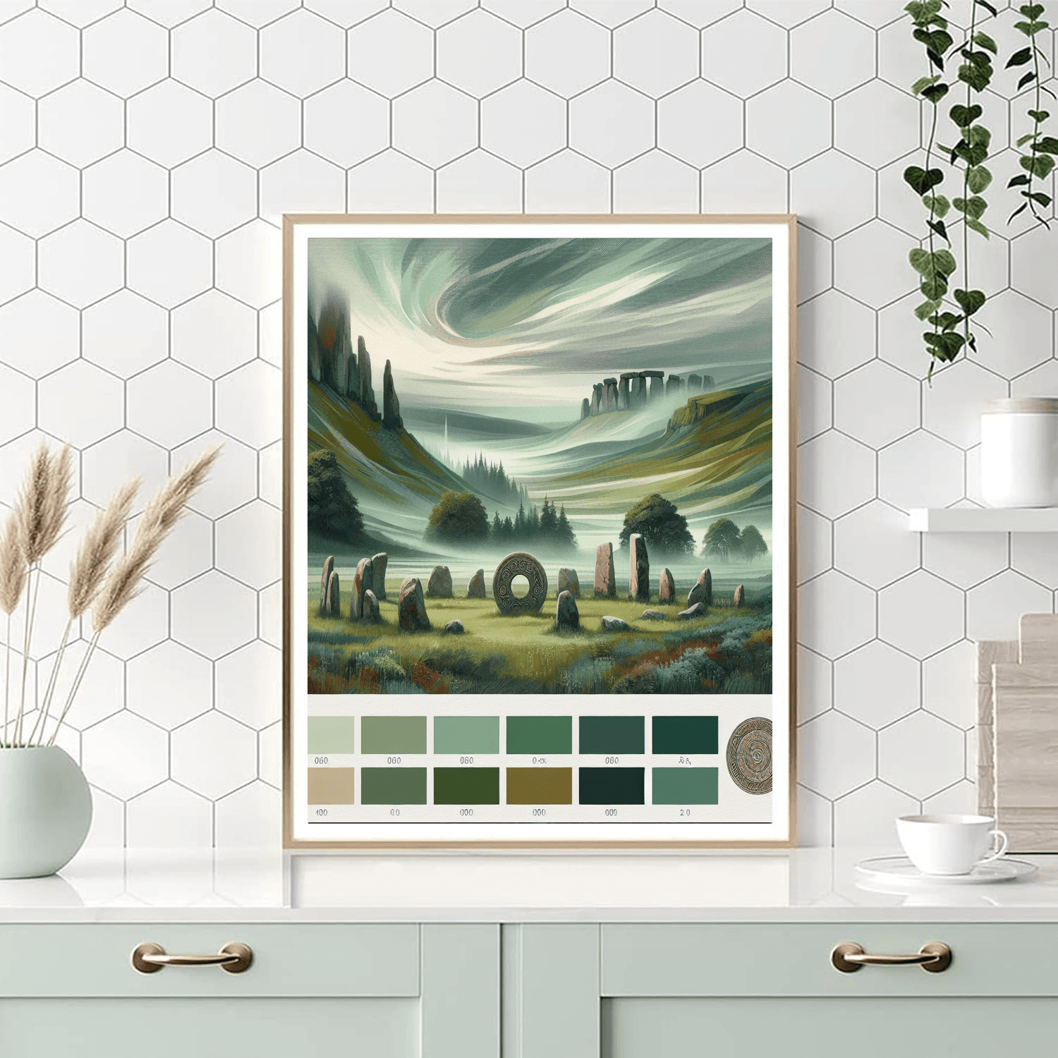 Celtic Dawn Paint By Numbers Art