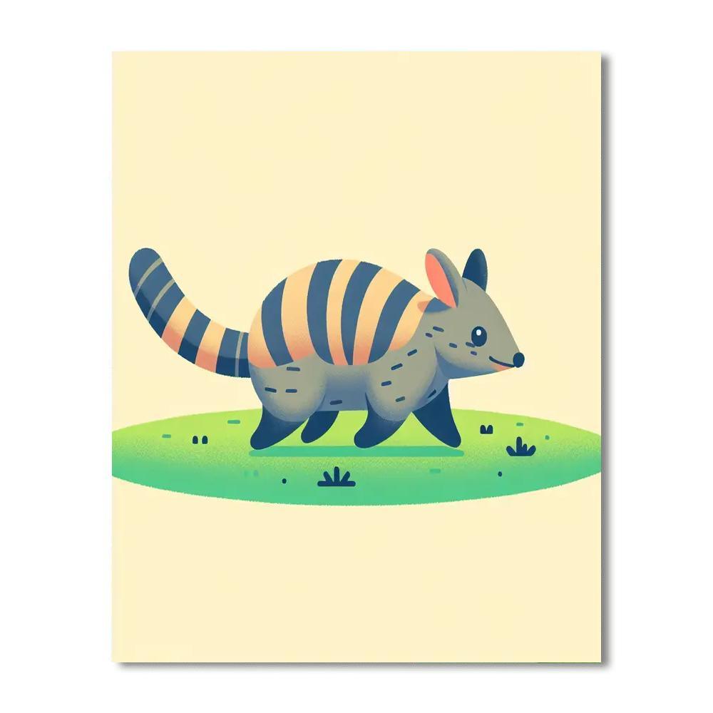 Nifty Numbat Painting By Numbers Kit