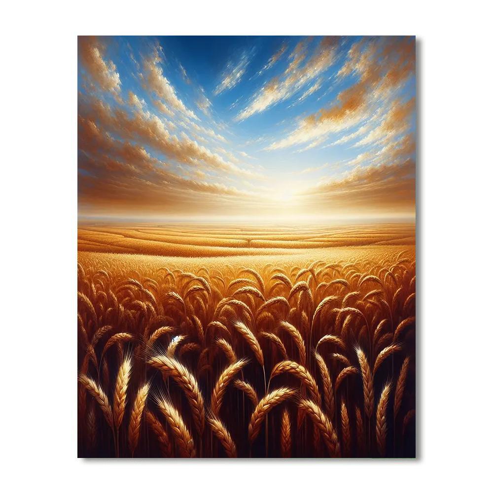 Harvest Time Glory Painting Number Kit