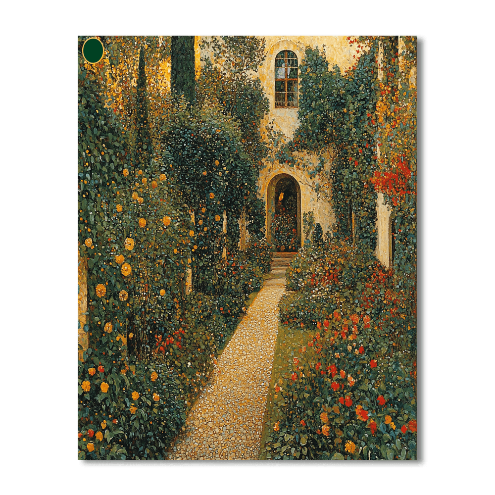 Gustav Klimt Inspired Garden Of Euphoria  Paint By Numbers Art