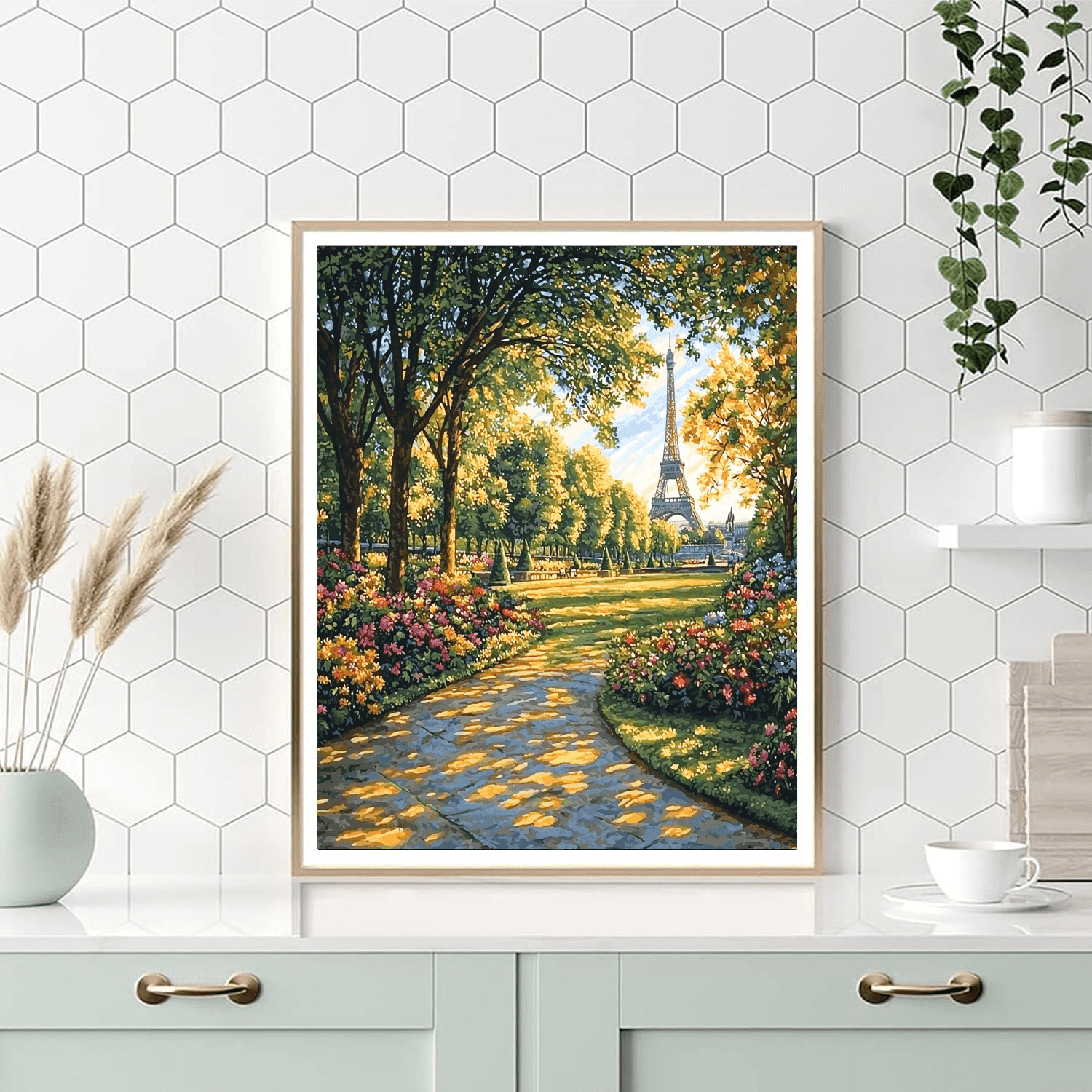 Tuileries Garden Number Painting