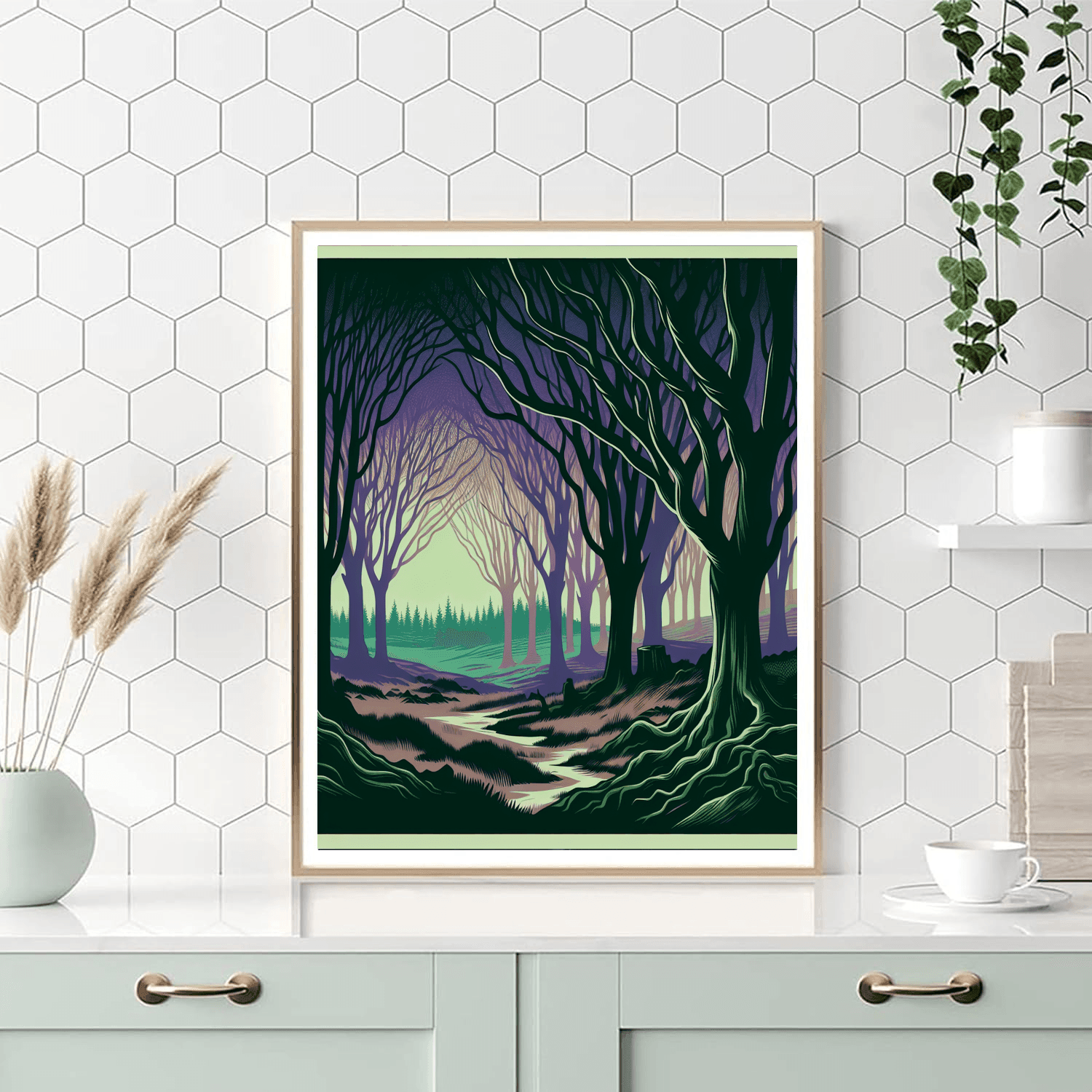 Celtic Twilight Woods Number Painting