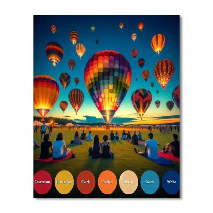 International Balloon Fiesta - Bristol, Uk Paint By Numbers Kits