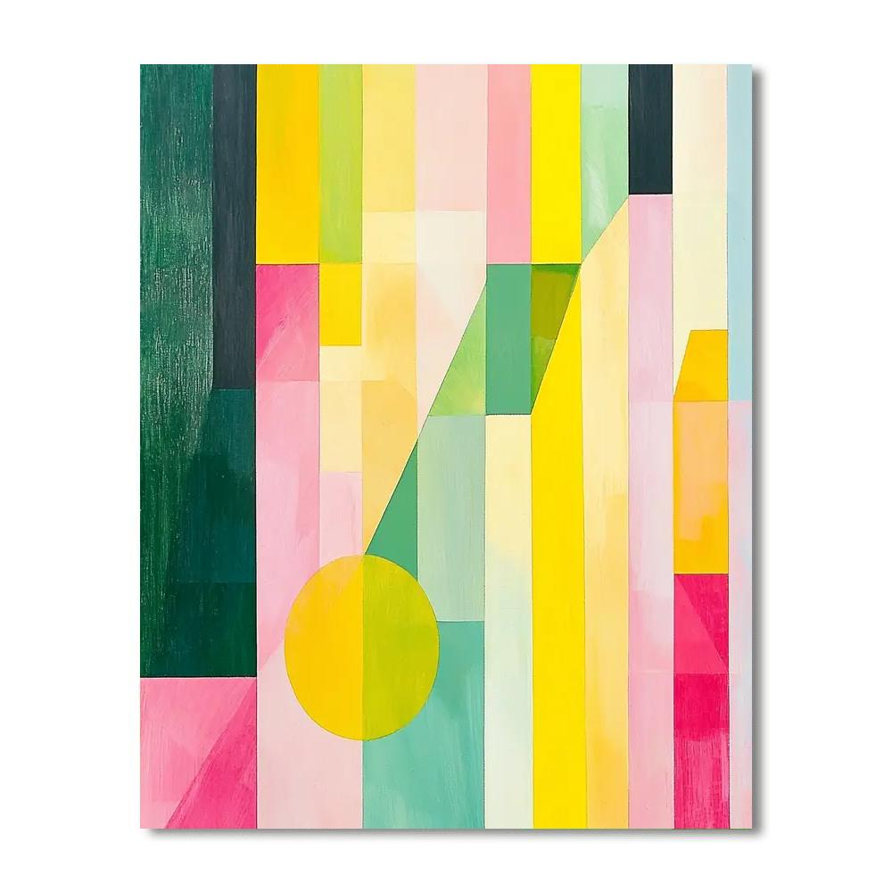 Kazimir Malevich Inspired Abstract Vitality  Numbered Painting Kits