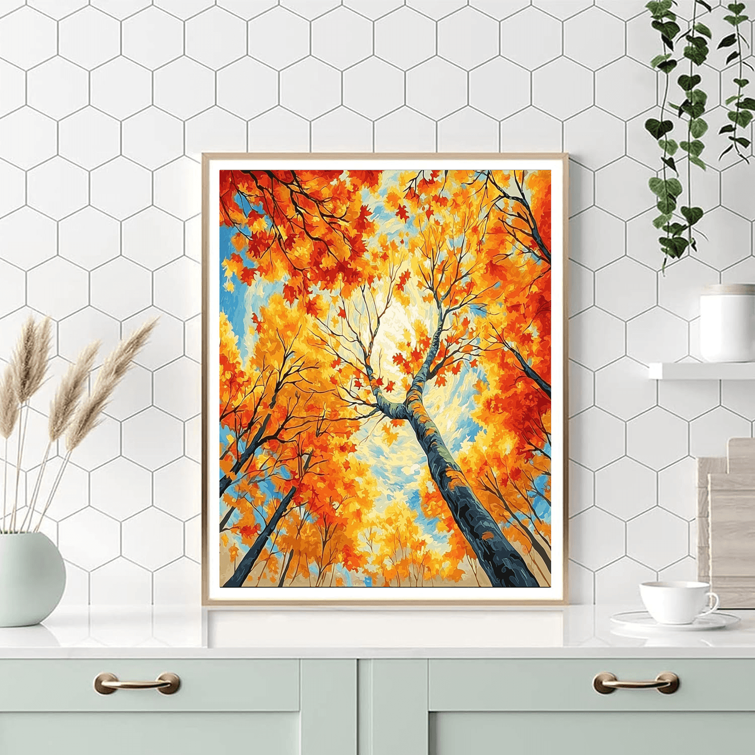 Vincent Van Gogh Inspired Golden Grove  DIY Paint By Numbers