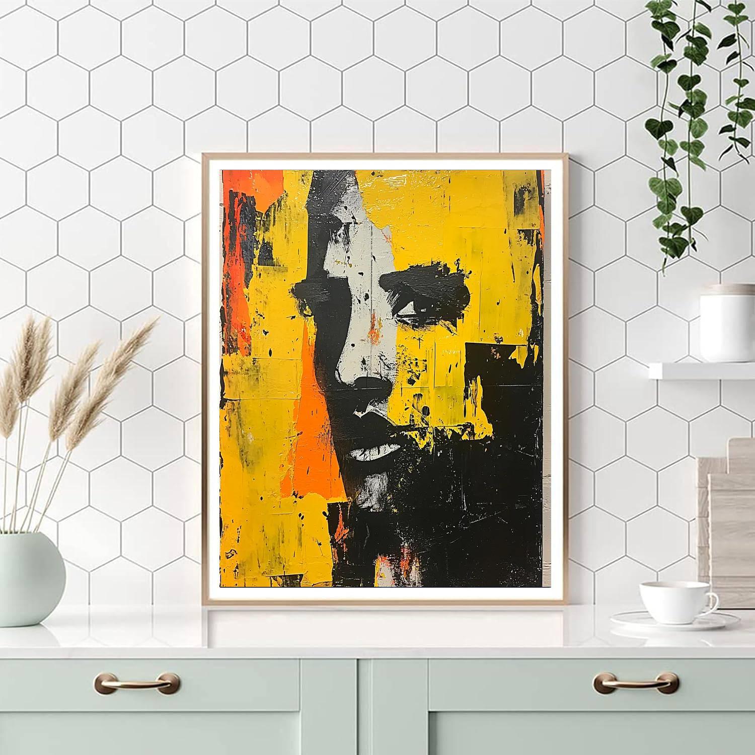 Jean-Michel Basquiat Inspired Silent Echoes Of Identity  Painting By Numbers Kit
