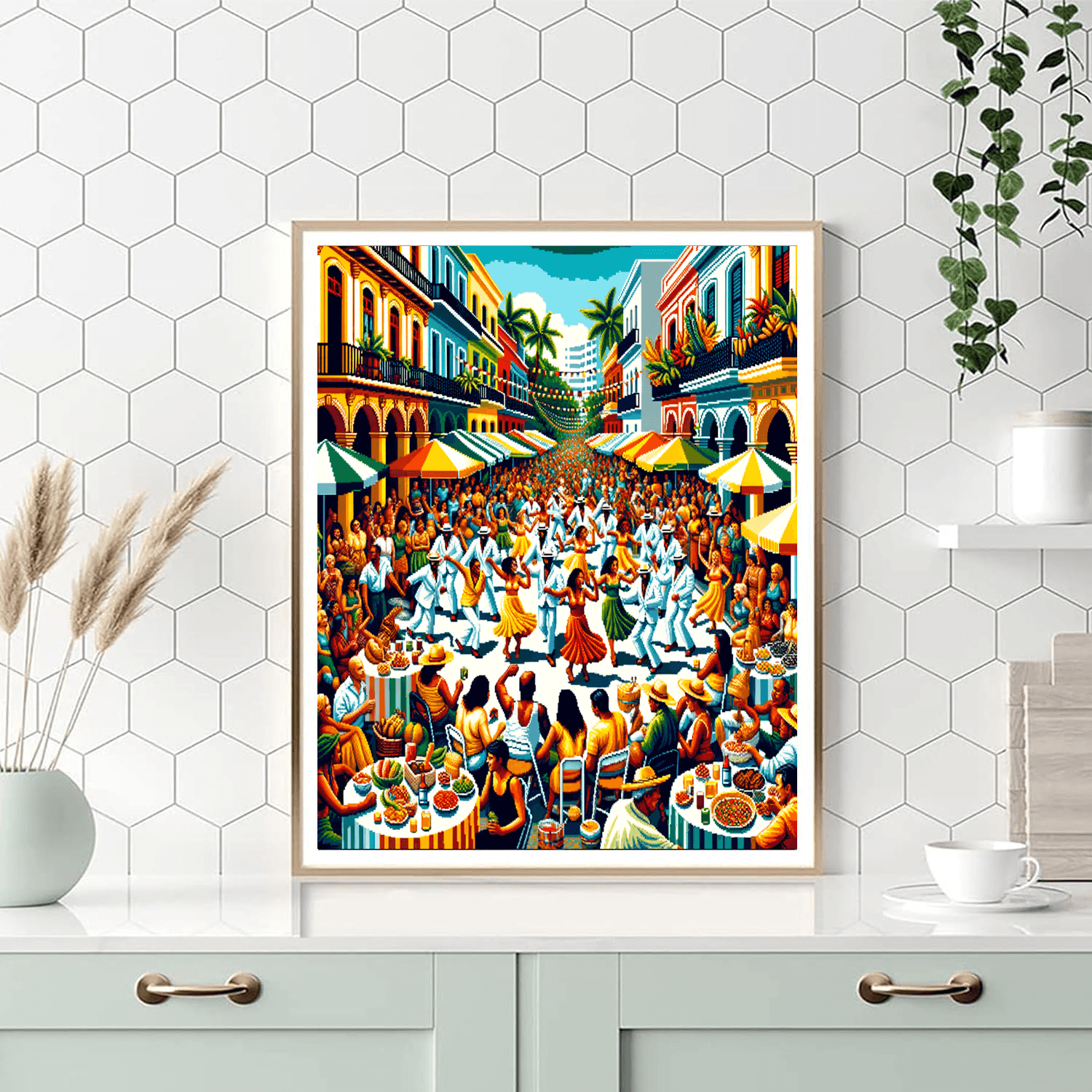 Calle Ocho Festival - Usa Number Painting