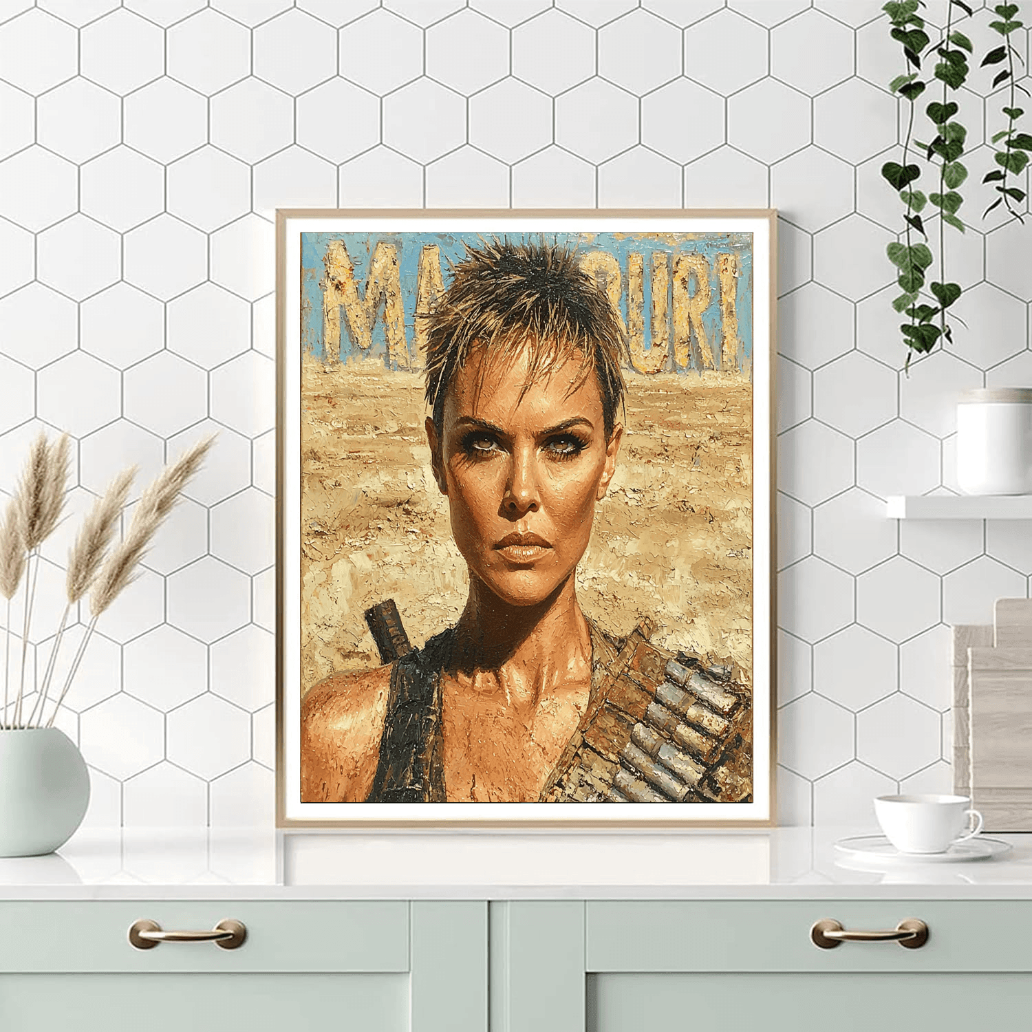 Charlize Theron: The Fierce Shieldmaiden Of Transformation Paint By Number