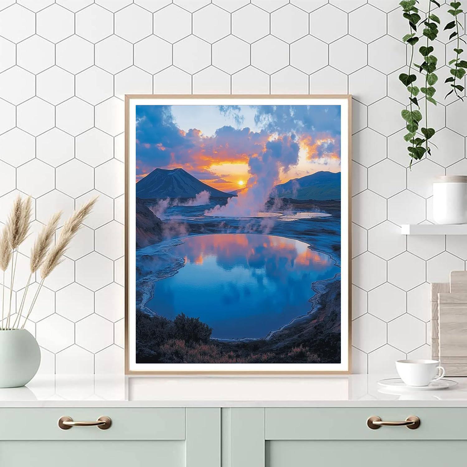 Mývatn Nature Baths - Iceland Paint By Numbers