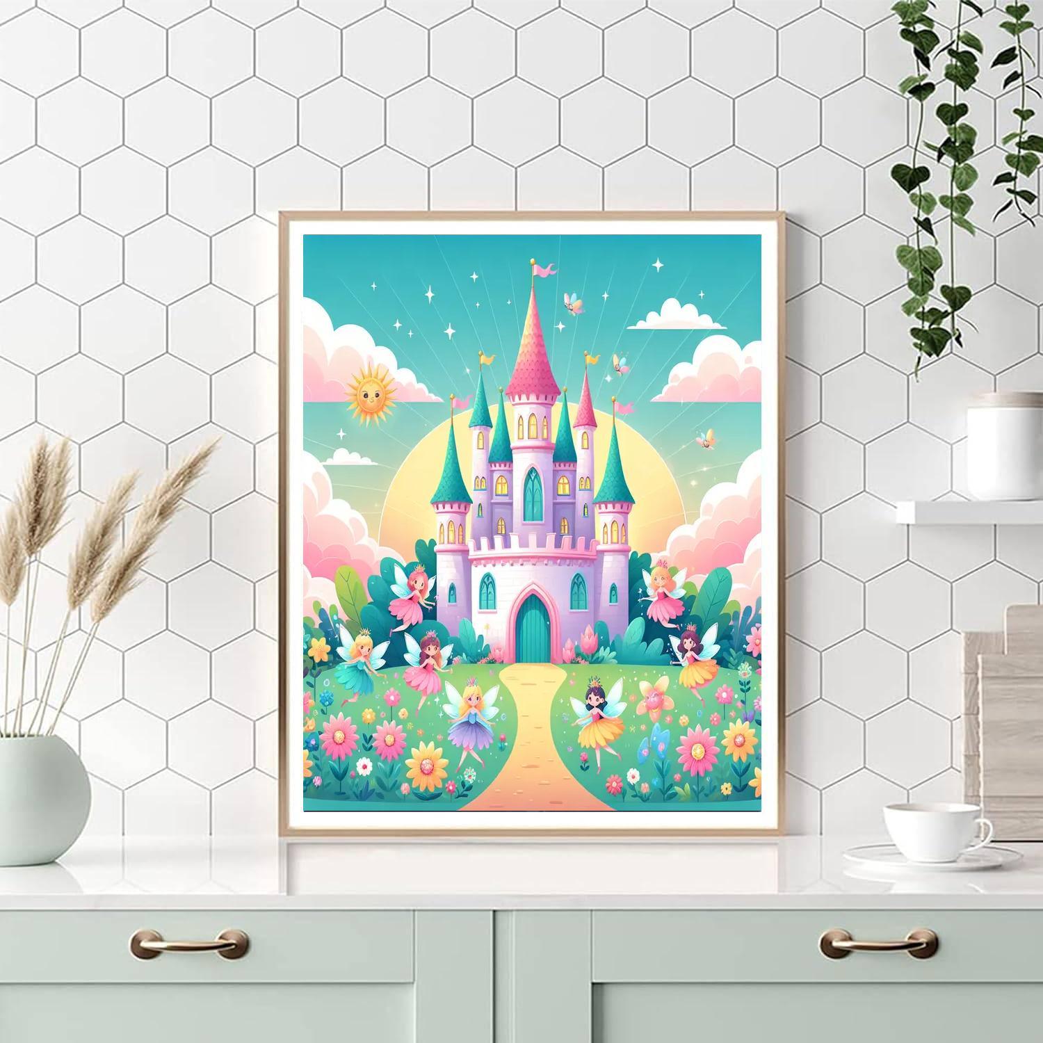 Royal Fairy Tale Number Painting