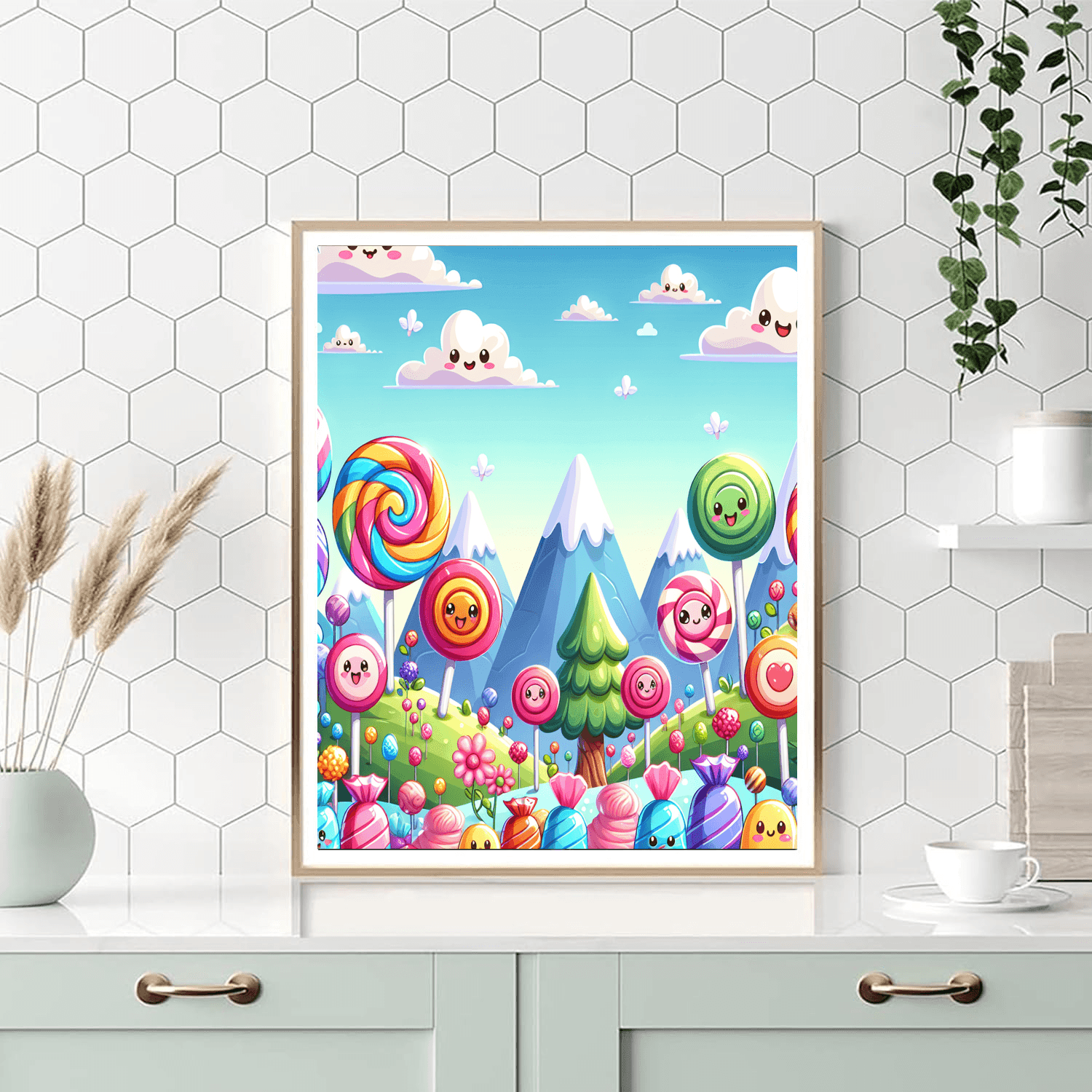 Amazing Candy Land Painting Number Kit
