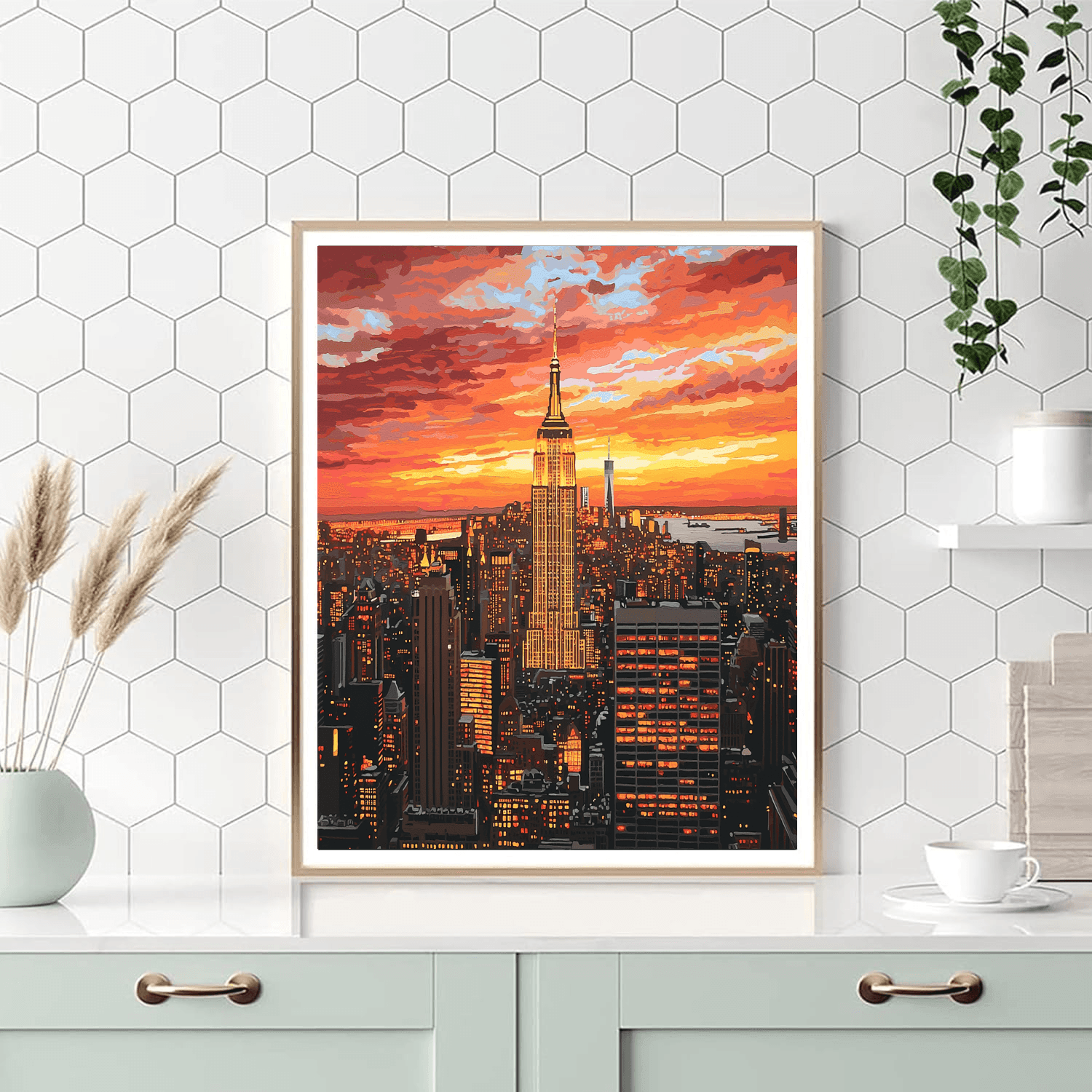 Empire State Building - New York City Numbered Painting Kits