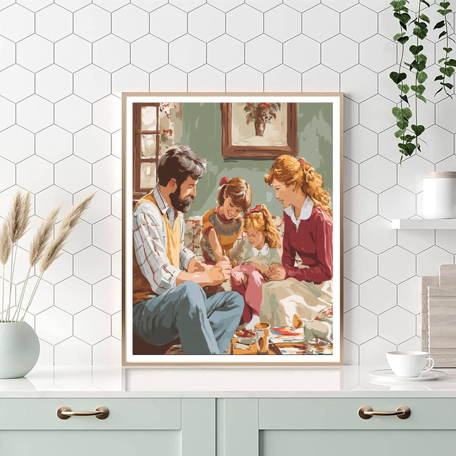 A Sweet Reunion Paint By Number