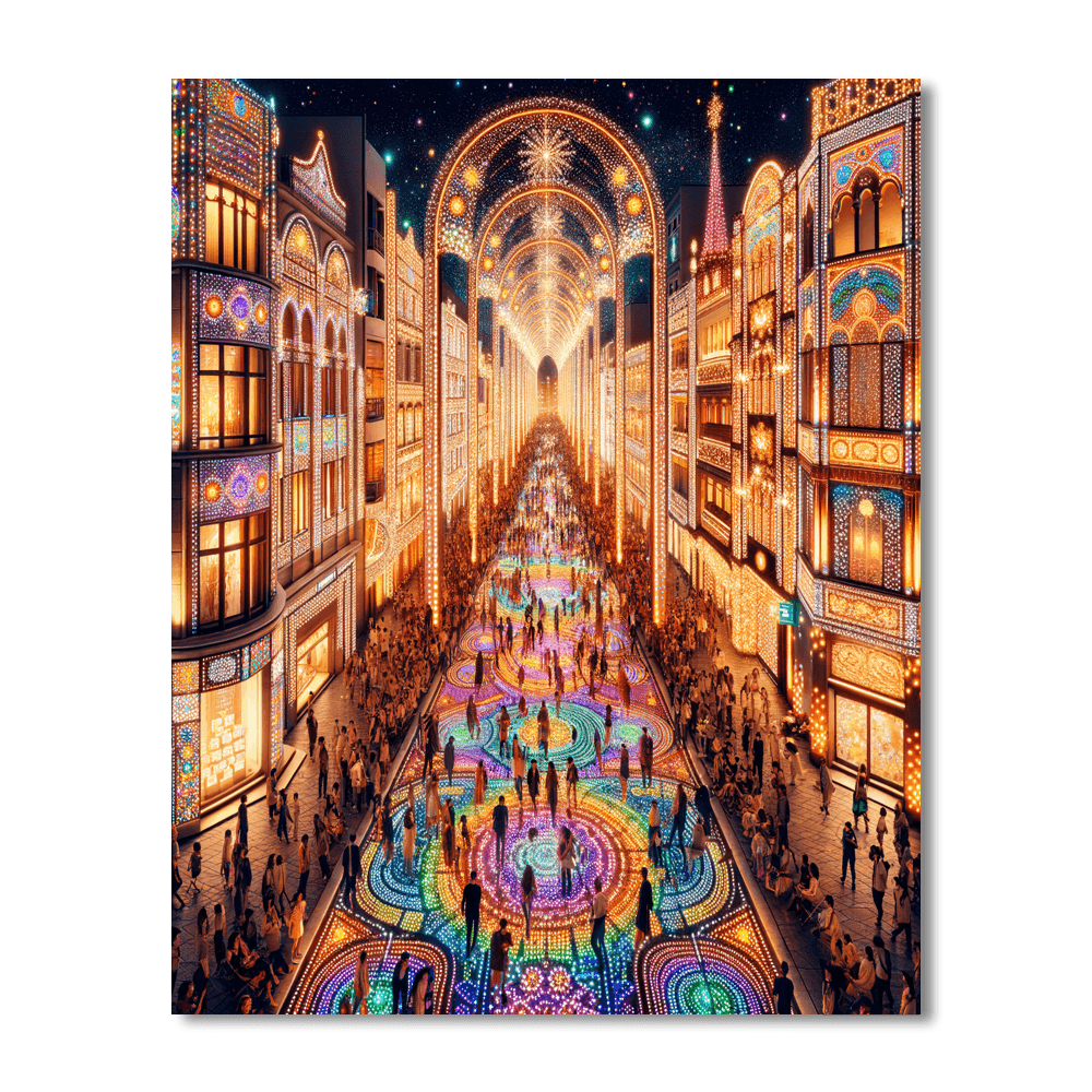 The Festival Of Lights Paint By Numbers Kits