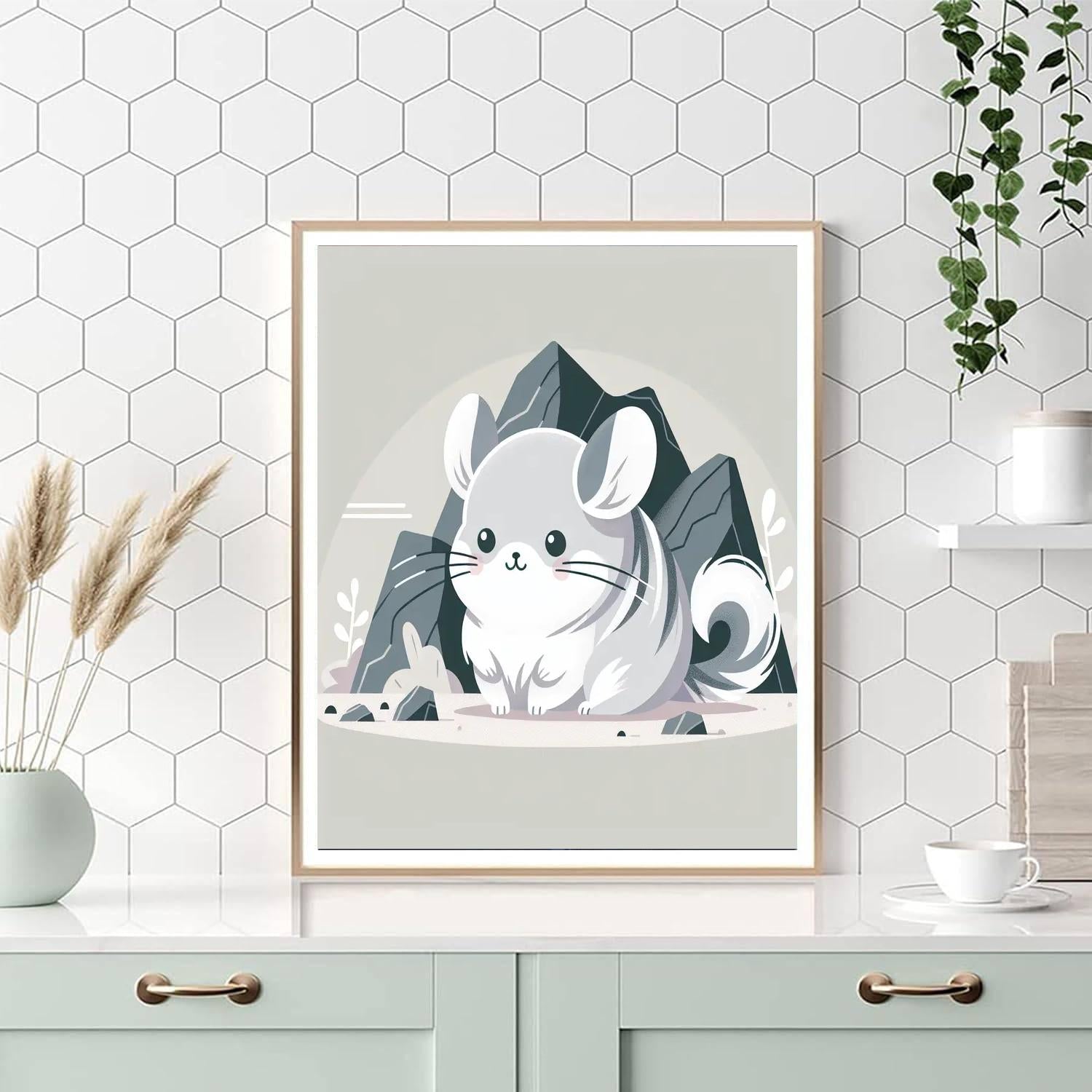Creative Chinchilla Painting By Numbers Kit