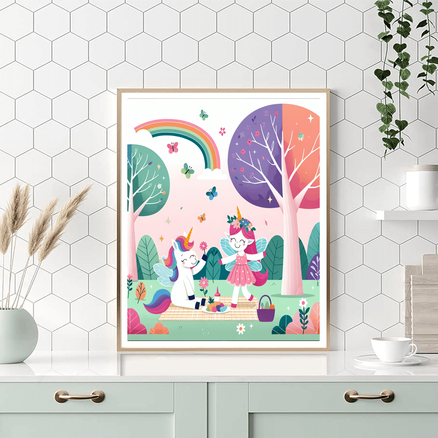 Fantasy Forest Picnic DIY Paint By Numbers