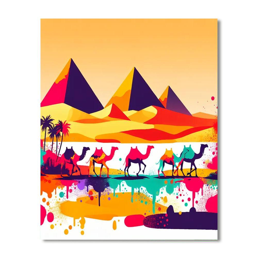 Mystic Desert Journey DIY Paint By Numbers