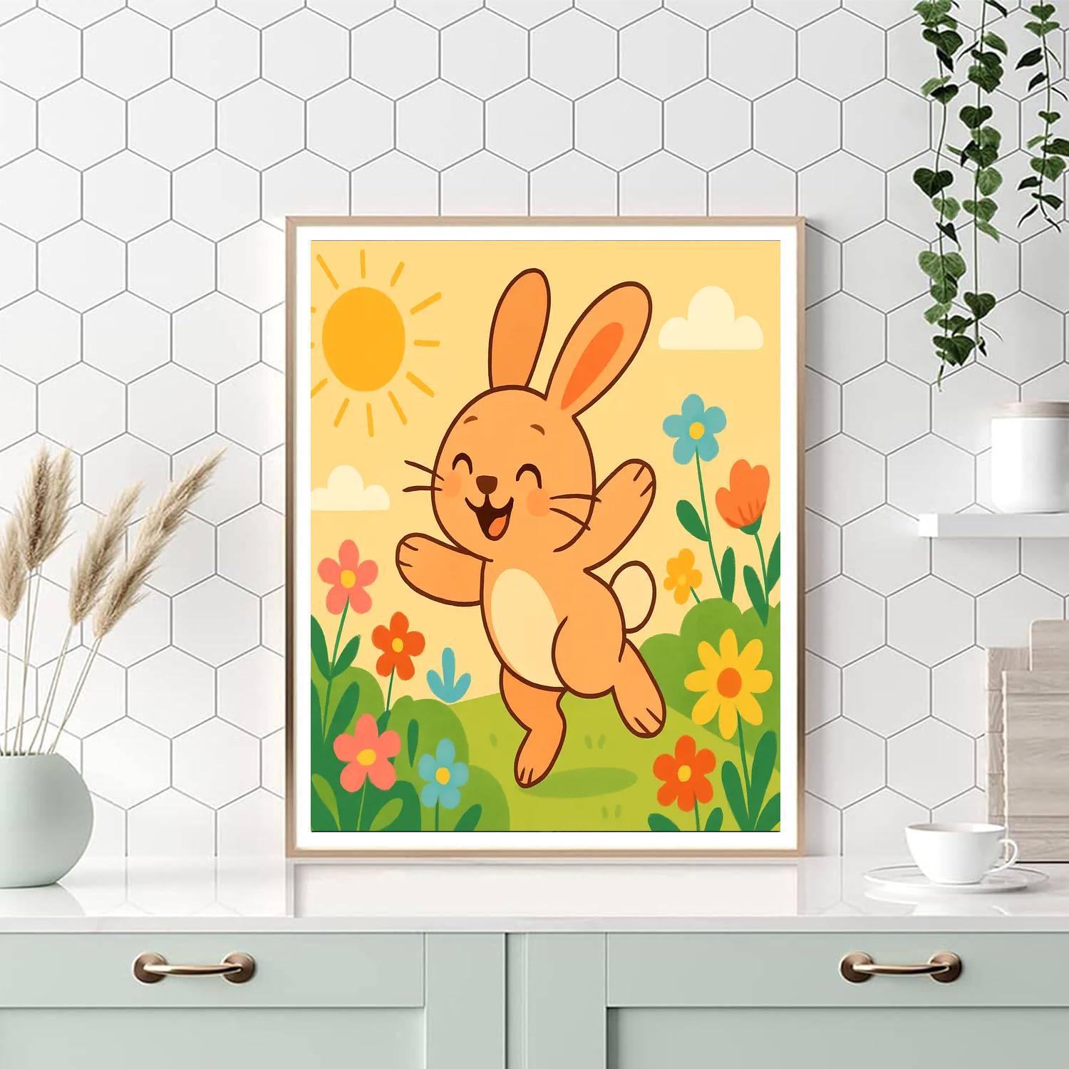 Sunshine Rabbit Paint By Color