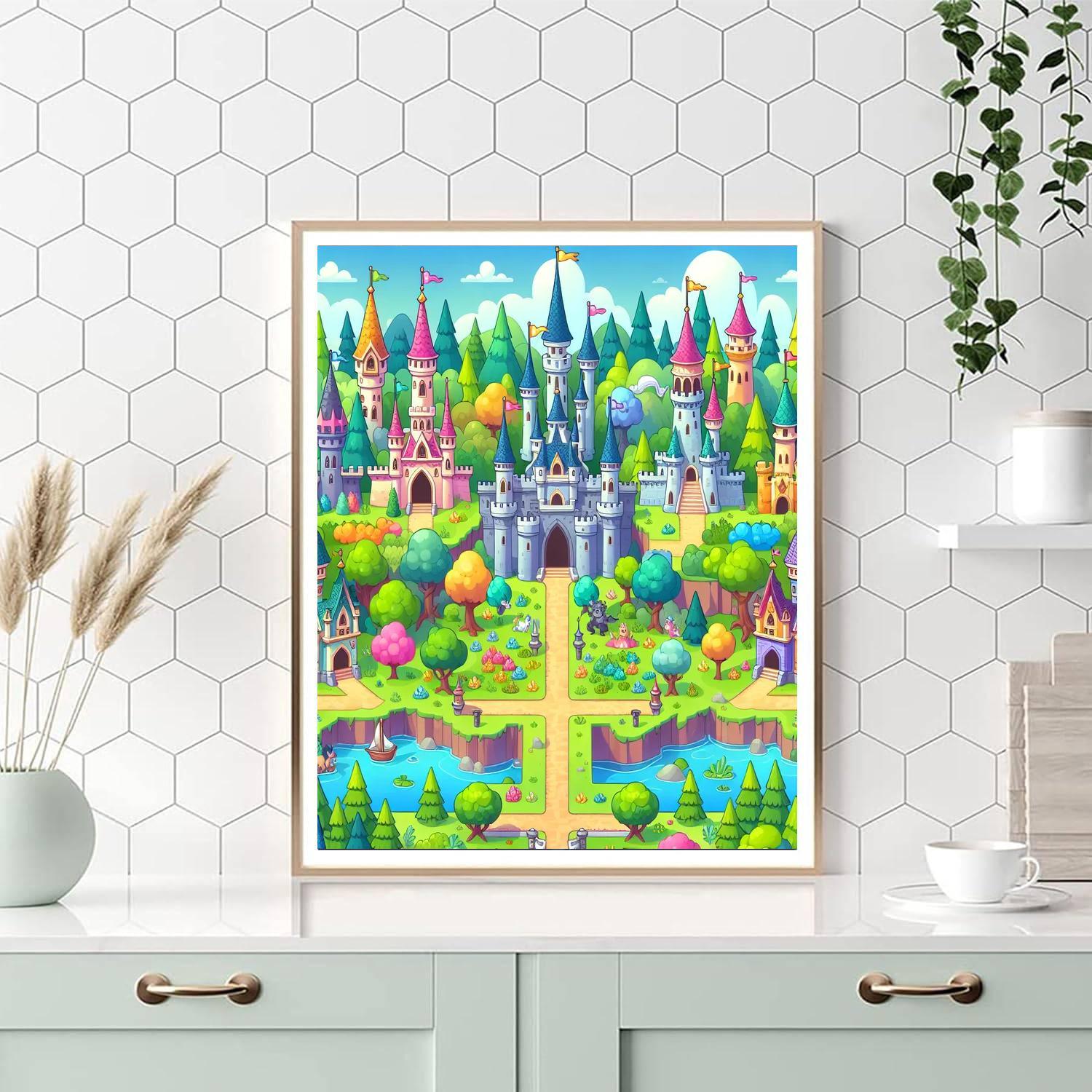 Magic Kingdom Fantasy Painting Number Kit