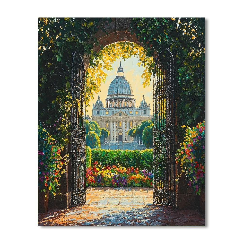 The Secret Keyhole At Garibaldi Gate Numbered Painting Kits