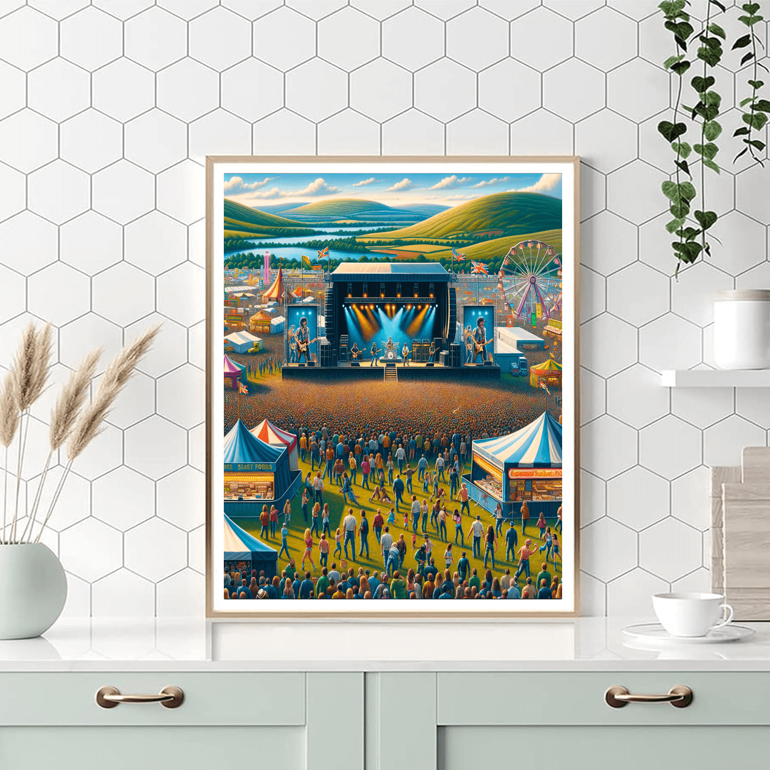 T In The Park - Perthshire, Scotland Numbered Painting Kits