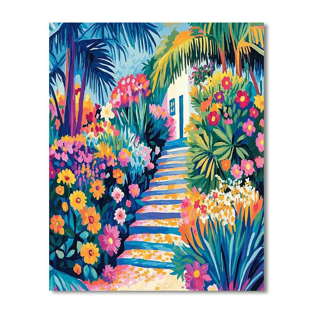 Henri Matisse Inspired Abstract Garden Party  DIY Paint By Numbers