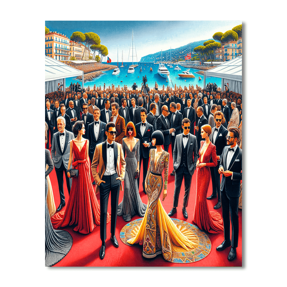 The Cannes Film Festival - DIY Painting By Numbers Kit – Artistry Rack