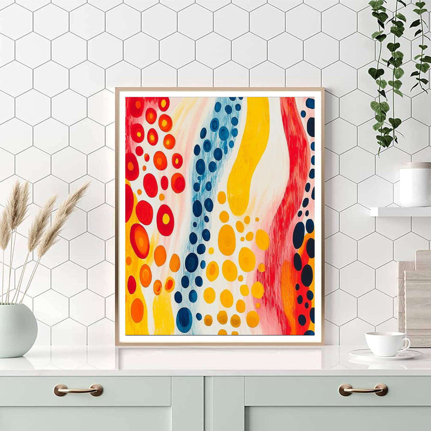 Yayoi Kusama Inspired Boundless Organic Patterns  Paint By Number