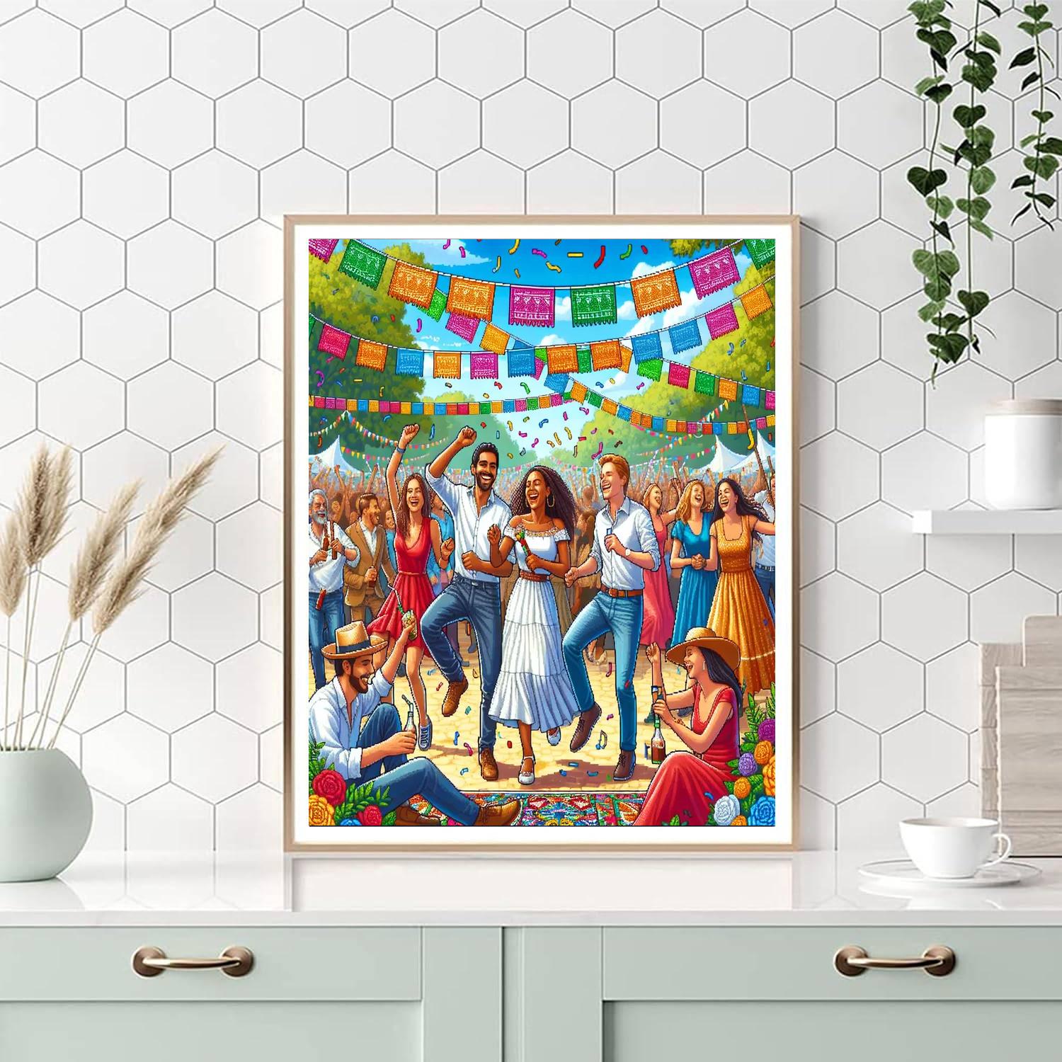 World Happiness Day - Global Paint By Numbers Art