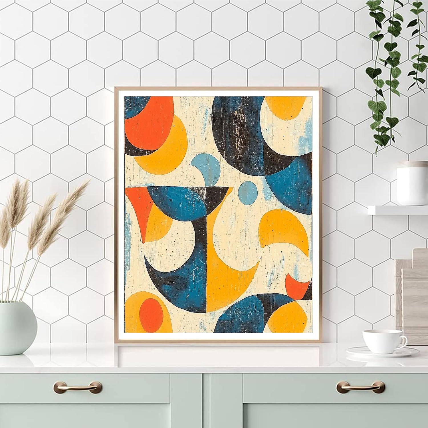 Joan Miro Inspired Radiant Harmony  Paint By Number