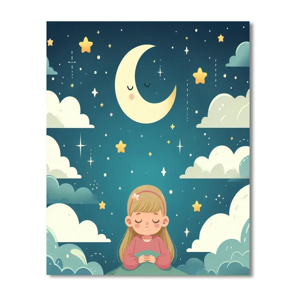 Moonlit Dreamland Paint By Number