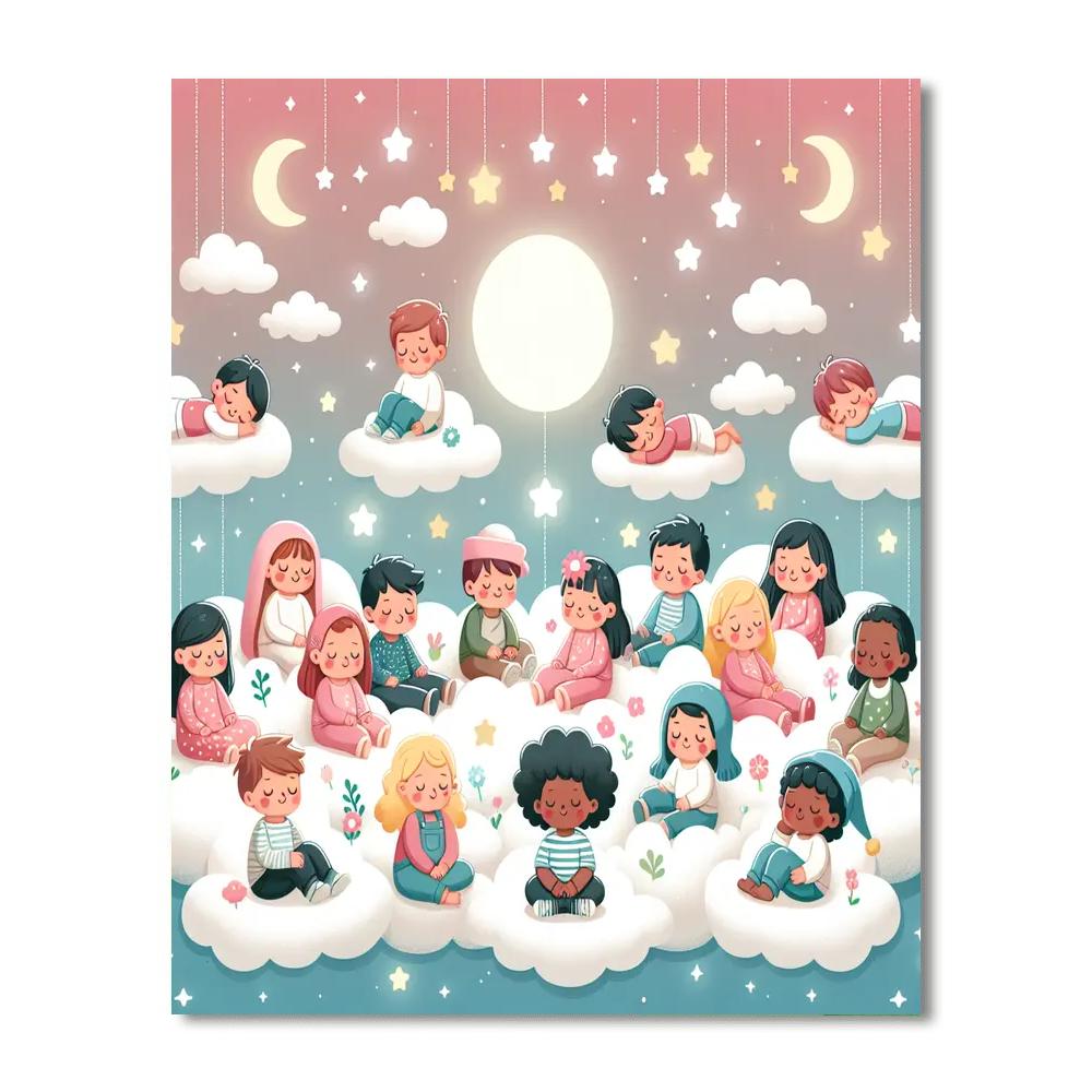 Enchanted Sky Sanctuary Paint By Number