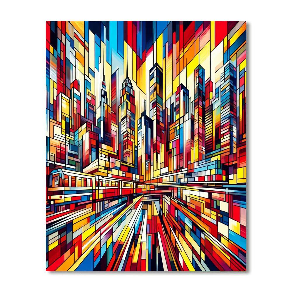 Bold Urban Vibes Painting By Numbers Kit