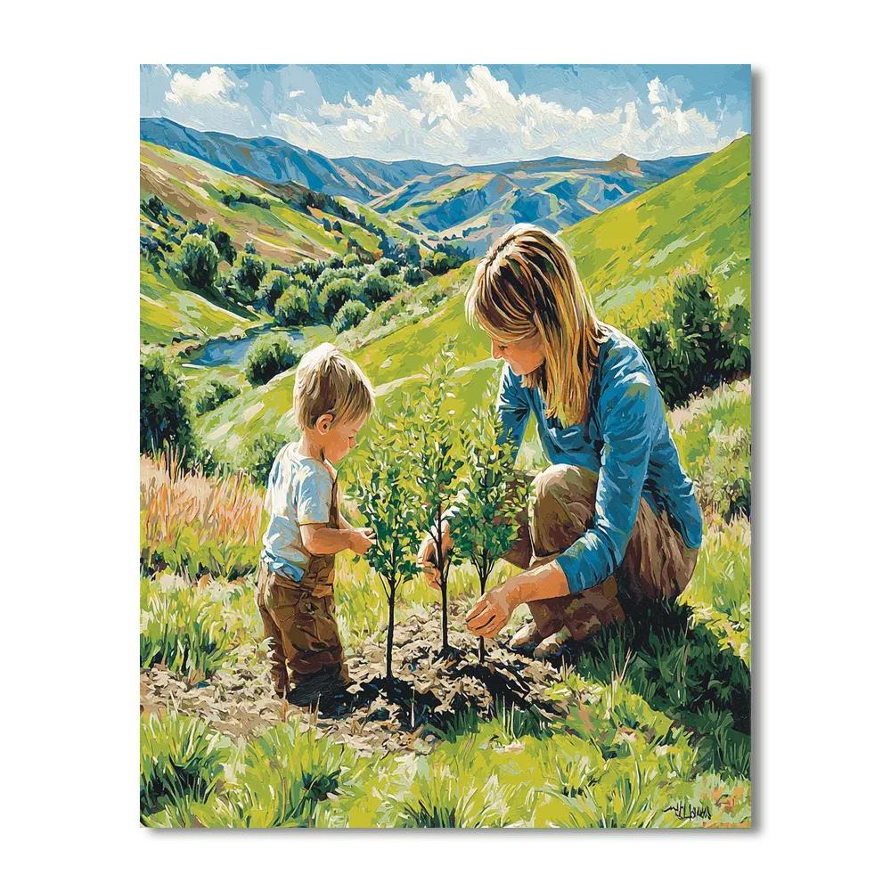 Mother Nature's Love DIY Paint By Numbers